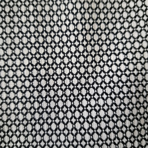 New! Hilary Radley Cropped Pants Black White Size 4 Tummy Control Patterned - Picture 6 of 11